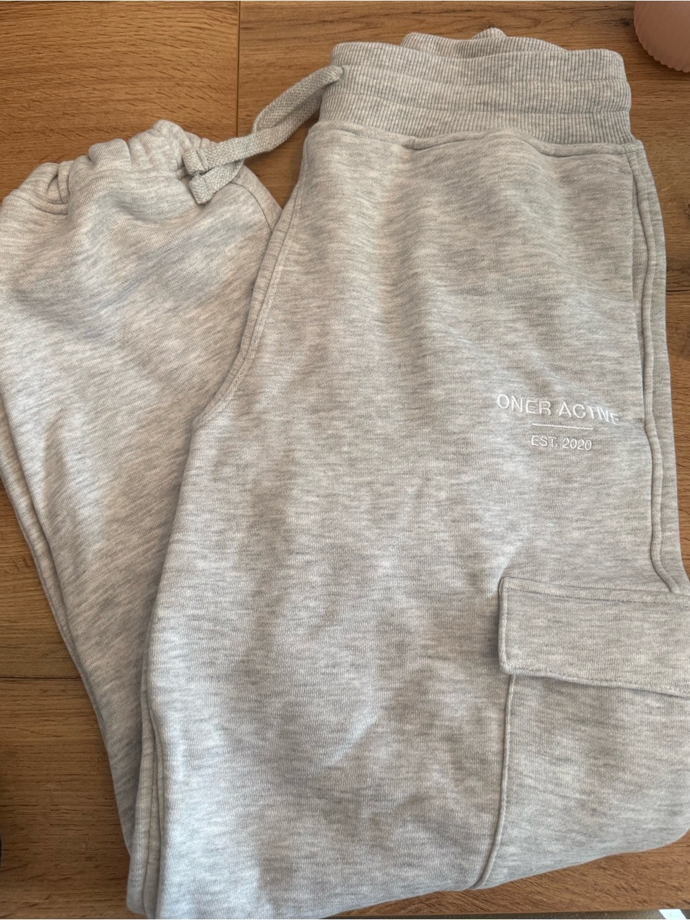 Oner Active | All Day EST 2020 Cargo Jogger | Light Grey Marl | Size: M - Short